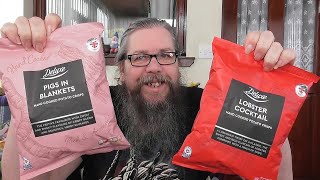 Pigs in blanket crisps and lobster cocktail crisps review [upl. by Ona]