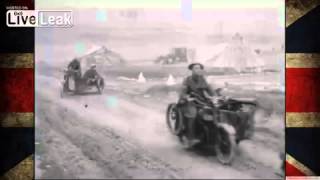 WWI Footage  British Motor Machine Gun Service [upl. by Enneite133]