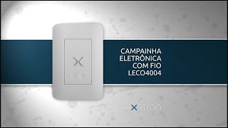 Campainha Eletrônica com Fio  LECO4004 [upl. by Akram838]