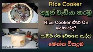 How to Repair Rice Cooker  Step by step basic knowledge  Cooking problem  Episode 01 [upl. by Ennayoj]