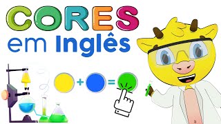 As Cores em Inglês  Aprender as Cores em Inglês [upl. by Soisanahta]