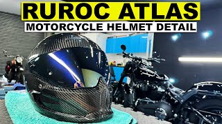 Detail amp Ceramic Coat Ruroc Atlas Motorcycle Helmet [upl. by Alburg]