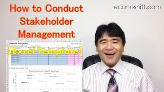 Stakeholder Analysis How to Conduct Stakeholder Management【Excel template】 [upl. by Llyrehc]