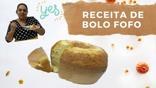 BOLO SIMPLES DE TRIGO  RECEITA DE BOLO FOFO [upl. by Pincas414]