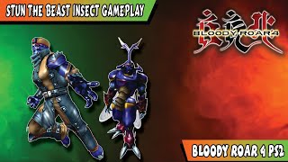 Bloody Roar 4 PS2  Stun The Beast Insect GamePlay [upl. by Andee]