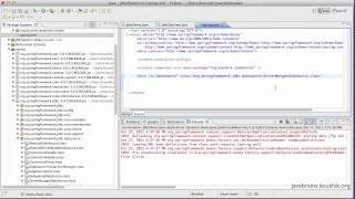 Spring Tutorial 38  Adding Spring and DataSource Configuration [upl. by Naut343]