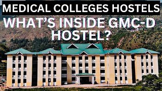 WHATS INSIDE MEDICAL COLLEGE HOSTELS GMCD HOSTEL TOUR 😍 JampK MEDICAL COLLEGES  FEEROOM [upl. by Miller]