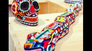 Lart Huichol au Zocalo de Mexico [upl. by Anecuza]