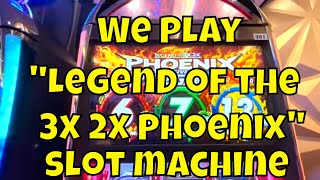 We Play Legend of the 3x 2x Phoenix Slot Machine From IGT [upl. by Jempty]