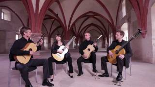 Barrios Guitar Quartet plays Santiago de Murcia  Fandango [upl. by Ahseat329]