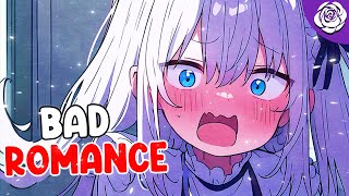 Nightcore  Bad Romance Lyrics [upl. by Rena]