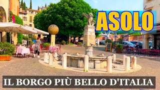 ASOLO  ITALY THE MOST BEAUTIFUL VILLAGE IN ITALY WALKING TOUR 4K [upl. by Kylah]