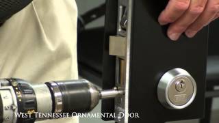 How to Install a Marks Mortise Lock [upl. by Ettenoj]