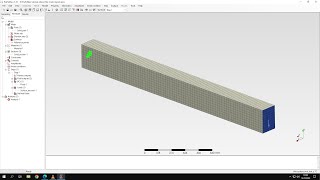 PrePoMax CalculiX FEA  Tutorial 20  Hex mesh from Gmsh [upl. by Wenonah]