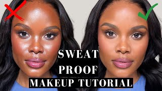 10 Tips for SWEAT PROOF Makeup That Lasts All Day [upl. by Akinot]