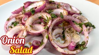 This recipe is for onion lovers amp laccha pyaz  onion salad [upl. by Garbe]