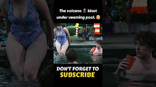 The volcano 🌋 blat under swimming pool🤯 shorts ytshorts hindi [upl. by Nayra]