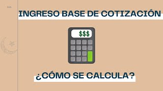 Cálculo del IBC para Independientes sobre la declaración de renta [upl. by Nybbor]