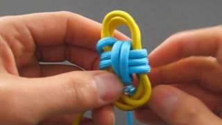 How to Tie a Two Color Monkeys Fist by TIAT [upl. by Yltnerb]