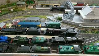 Bachmann V3 and Mainline Mogul  Planet Industry KerrStuart 060 standing in [upl. by Jethro924]