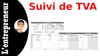 Faire un suivi de TVA sur Excel [upl. by Caves]