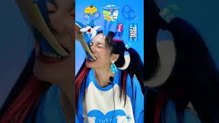 Random Blue food MUKBANG🐬shorts [upl. by Varipapa]