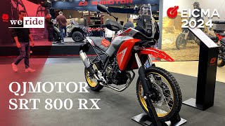 QJMOTOR SRT 800 RX  LIVE da EICMA 2024 [upl. by Solley]