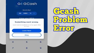 gcash problem  how to fix gcash internal server error [upl. by Eneliak]