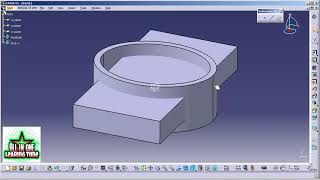 comment utiliser les opérations booléennes sur Catia V5 [upl. by Akinoj]