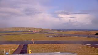 Sumburgh Airport Runway 1533 180220 [upl. by Valdis]