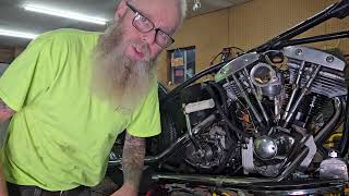 Wiring a Shovelhead Chopper [upl. by Eedyak]