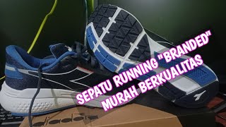 DIADORA PASSO 2  INI DIA SEPATU RUNNING BRANDED MURAH KEREN amp BERKUALITAS [upl. by Rudman]