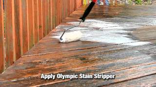 How to Strip Old Wood or Deck Stain or Paint [upl. by Dowski106]