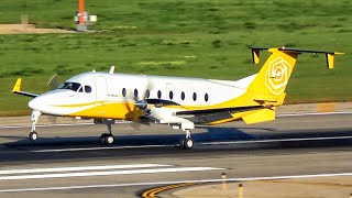 Lumber and Cedar Co Beechcraft 1900D N680MW Landing  Minneapolis [upl. by Hares970]