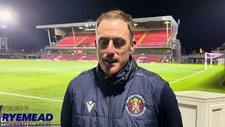 Grimsby Town 72 Slough Town  Postmatch interview with Scott Davies  14 November 2023 [upl. by Hcirdla]