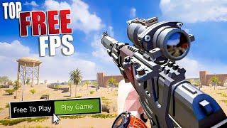 Top 10 FREE FPS Games 2024 NEW [upl. by Jorey]