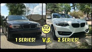 BMW 1 SERIES VS 2 SERIES my thoughts [upl. by Ahsinert88]