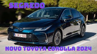 Segredo  Novo Toyota Corolla 2024 com painel digital será lançado em setembro [upl. by Nylirret]