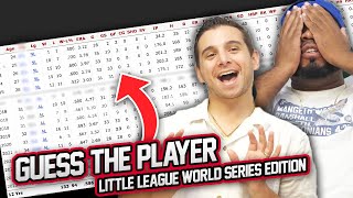 Can we guess these former Little League World Series players ONLY by their Stats [upl. by Ileana]