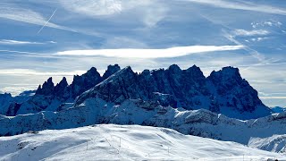 Sciare a Passo San Pellegrino ⛷️ [upl. by Auston]