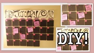 DIY Coaster Calendar  Home Decor Roomspiration [upl. by Mcclenon]