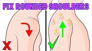 The 4 minute solution to fix rounded shoulders [upl. by Patience]