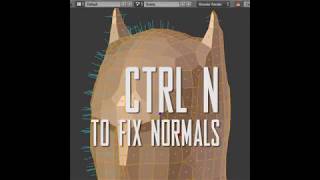 Fix normals in Blender [upl. by Alleras]