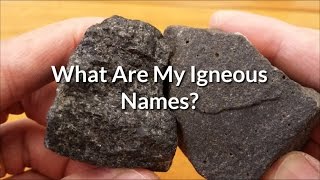 IgnRxHow to Observe Texture and Color to Identify and Name Gabbro and Basalt Igneous Rocks [upl. by Nahum]