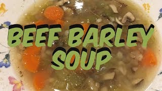 Beef Barley Soup  Beef Barley Soup Recipe [upl. by Oiretule]