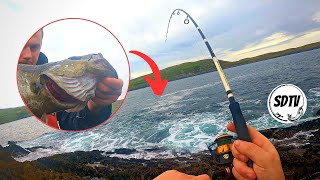 Monster Fish BENT MY HOOK Epic Sea Fishing In Ireland [upl. by Jotham]