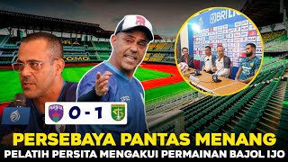 Pelatih Persita Mengakui Persebaya Tim Kuat Hasil Pertandingan Persita vs Persebaya [upl. by Ilahsiav]