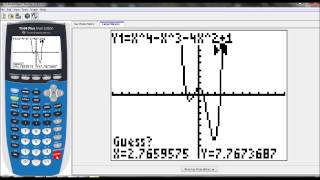 Lesson 64  Finding Zeros Relative Min Relative Max Graphing Calculator  Guided Example 1 [upl. by Aluk]