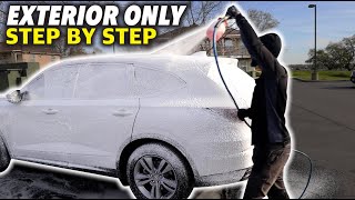 How I Do My Exterior Only Details Step by Step  Hunters Mobile Detailing [upl. by Atreb913]