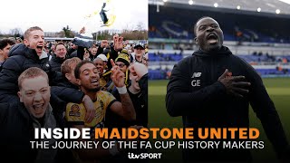 Inside Maidstone United  A Day In The Life Of The FA Cup History Makers  ITV Sport [upl. by Misaq977]